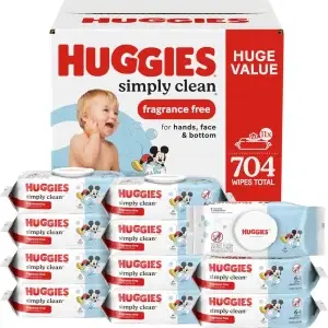 Unscented Diaper Wipes, Hypoallergenic