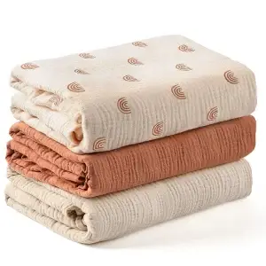 3PCS/set Newborn Baby Receiving Blanket