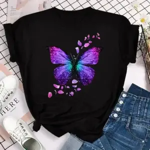 T-shirt Colorful Butterfly